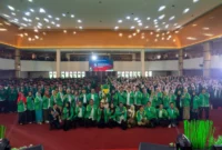 Sebanyak 4.100 mahasiswa baru mengikuti kegiatan Pengenalan Lingkungan Kehidupan Kampus bagi Mahasiswa Baru Universitas Muhammadiyah Jakarta (PKKMB UMJ) Tahun 2026 yang dibuka Senin (21/9/2026). Foto : sindonews ; ist