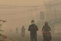 Kondisi terkini, 14 Oktober 2026 Pagi, Suasana kabut Pekat Melanda sejumlah Daerah di Pontianak Kalimantan Barat